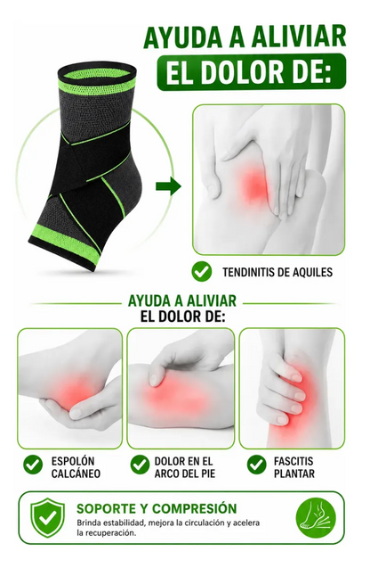 Tobillera FOOTUP  Ajustable Compresion Soporte Esguince Lesiones